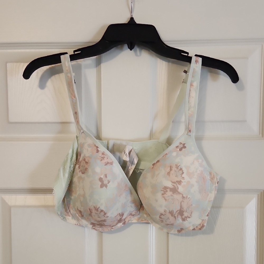 Lucky Brand Mint Floral Women's Bra 42C